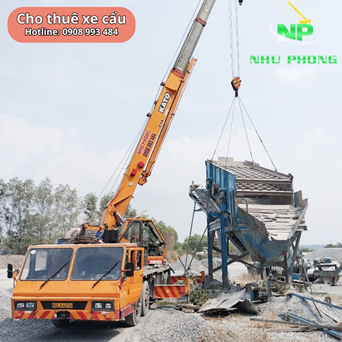 Cho thuê xe cẩu công trình